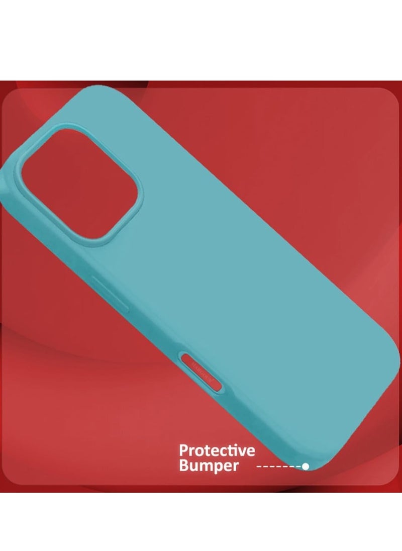 Liquid Silicone iPhone 16 Pro Max Case - Ultra Slim, Drop Protection, Soft Anti-Scratch Microfiber Lining (Model G)