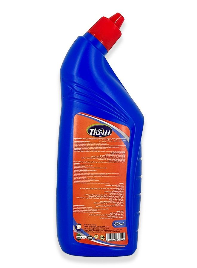 Thrill Triflash Lime Scale Remover Toilet Cleaner 750ML - Image 3