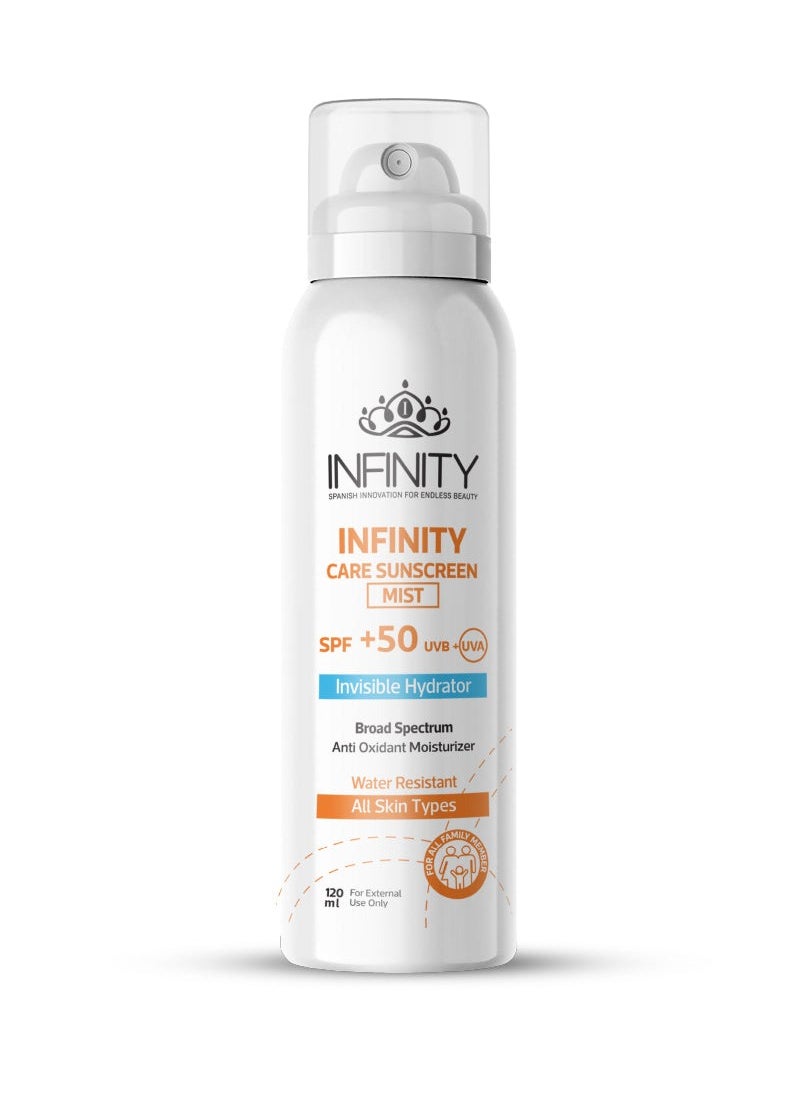 Infinity Infinity care sunscreen mist 120ml  - Image 1