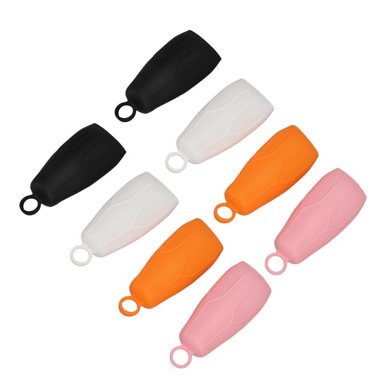 8pcs Elastic Toiletry Sleeve Protective Silicone Ring Hook Leakproof Toiletry Cover for Travel Outdoor - Image 2
