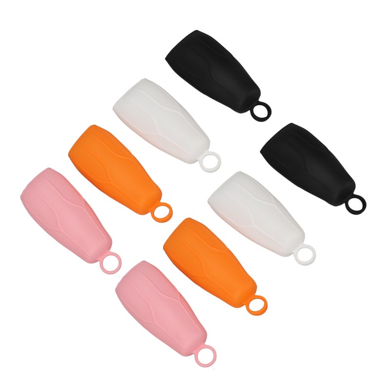 8pcs Elastic Toiletry Sleeve Protective Silicone Ring Hook Leakproof Toiletry Cover for Travel Outdoor - Image 3