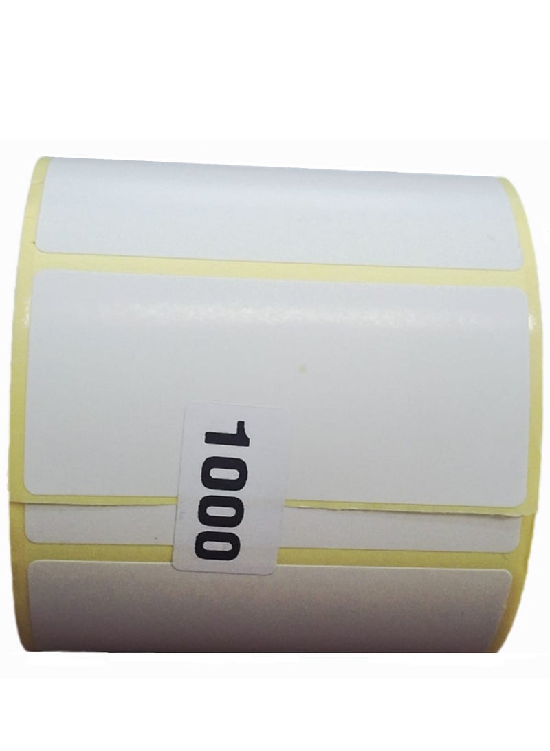 ديسيجيباك ملصقات باركود مخصصة، ملصقات حرارية تنتقل بحجم 2.75 × 1.25 بوصة 1000 ملصق لكل لفافة (70 مم × 32 مم) تستخدم لطباعة ملصقات الشحن، عبوة من 1 - Image 4