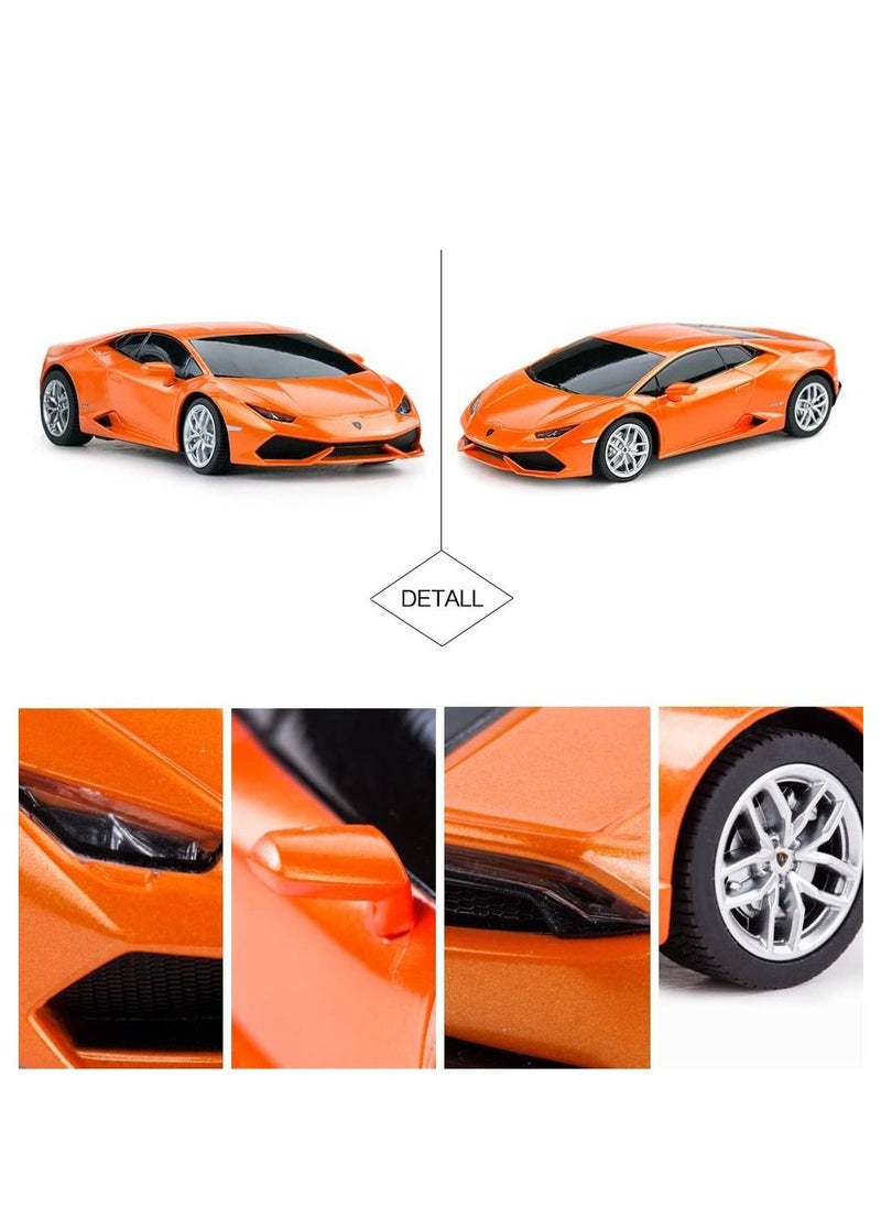RASTAR - Lamborghini HURACÁN LP610-4 Remote Control Toy Car |1:24 Scale, Orange - Image 1