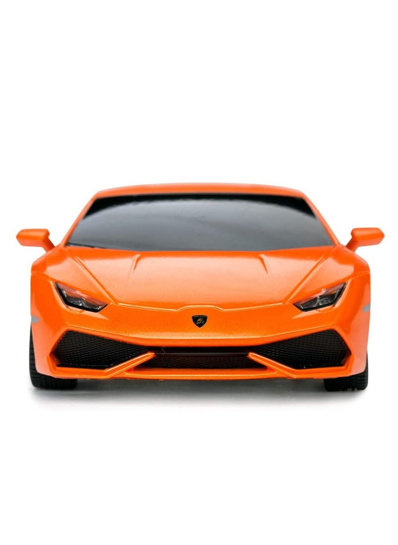 RASTAR - Lamborghini HURACÁN LP610-4 Remote Control Toy Car |1:24 Scale, Orange - Image 1
