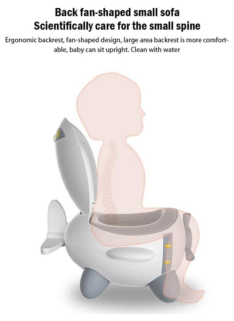 Arabest - Potty Training Toilet, Children's Little Baby Toilet Seat with Removable Potty Pot, Toddler Potty Training  Chair for Kids (Pink) - Image 1