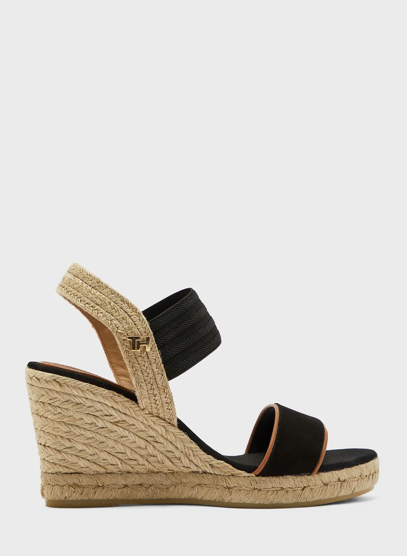 TOMMY HILFIGER New Tommy Basic Opened Toe Wedge Sandal - BDS