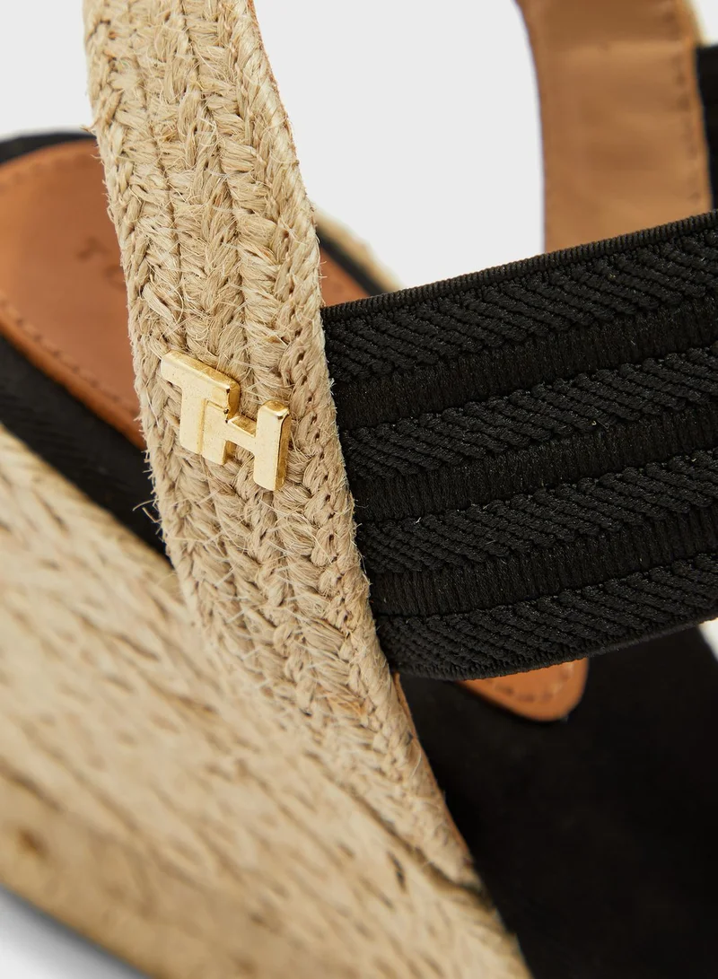TOMMY HILFIGER New Tommy Basic Opened Toe Wedge Sandal - BDS