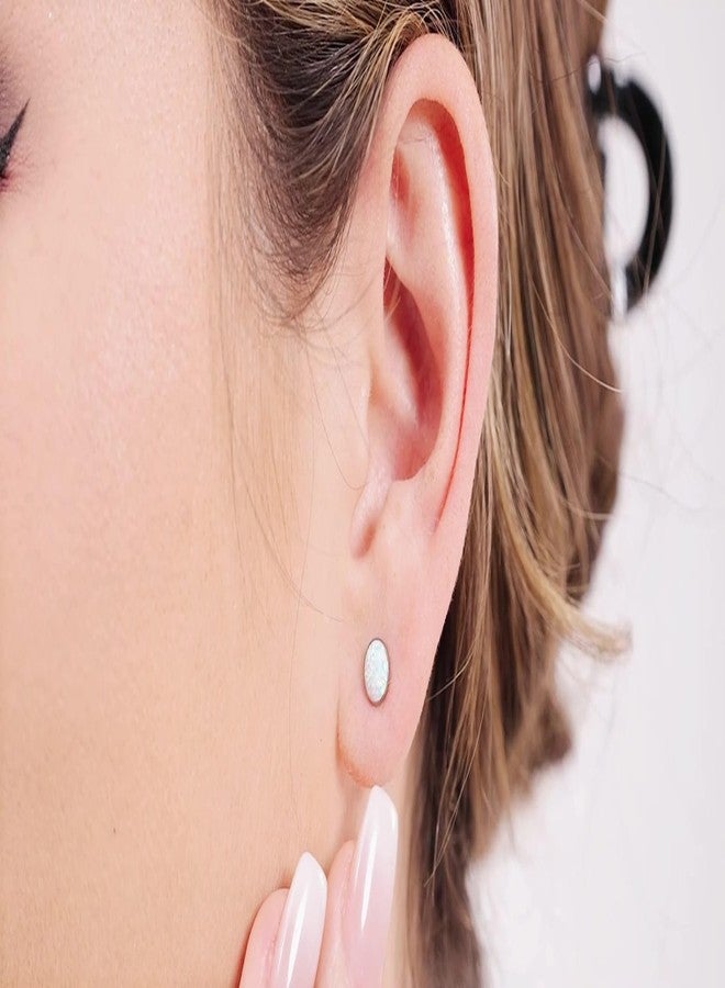 limerencia Hypoallergenic G23 Implant Grade Titanium Screw Back Earrings Tragus 20G Helix F136 Piercing Post for Sensitive Ears Cartilage - Image 3
