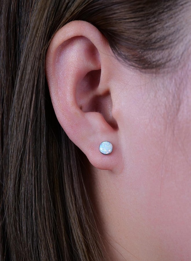 limerencia Hypoallergenic G23 Implant Grade Titanium Screw Back Earrings Tragus 20G Helix F136 Piercing Post for Sensitive Ears Cartilage - Image 4