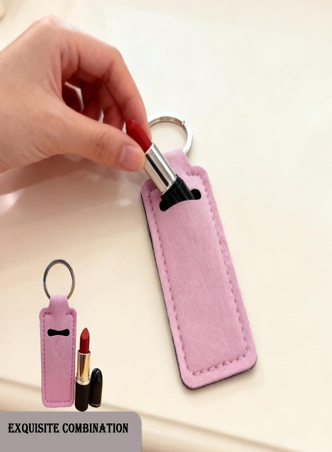 Belolvar Chapsticks Holder Keychain for Lipstick, Bright Lip Balm Lip Gloss Holder Stocking Stuffers for Women (Bright) - Image 4