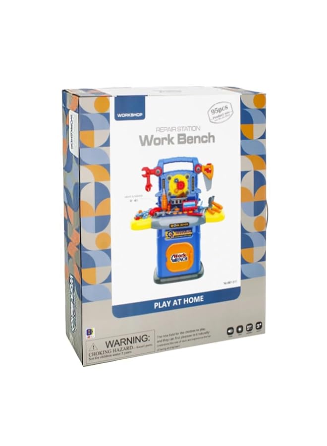 IToys Play At Home Work Bench Toy Multi Coloured - Image 3
