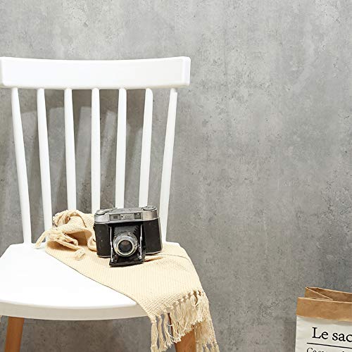TAOGIFT 24x117 Inches 3D Textured Peel and Stick Concrete Wallpaper Grey Cement Contact Paper for Walls Kitchen Cabinets Countertop Bathroom Bedroom Furniture - Image 2