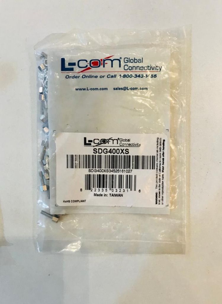 L-com 4-40 D-Sub Hardware Jack Screw Kit, .40 inch Thread, .160 inch Screw - Image 2