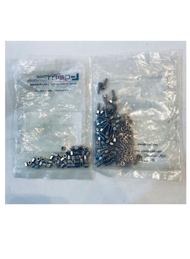 L-com 4-40 D-Sub Hardware Jack Screw Kit, .40 inch Thread, .160 inch Screw - Image 5