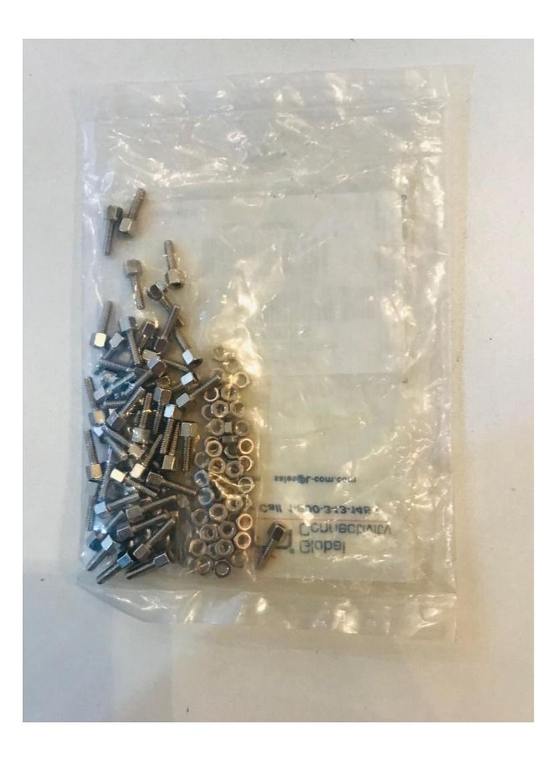 L-com 4-40 D-Sub Hardware Jack Screw Kit, .40 inch Thread, .160 inch Screw - Image 4