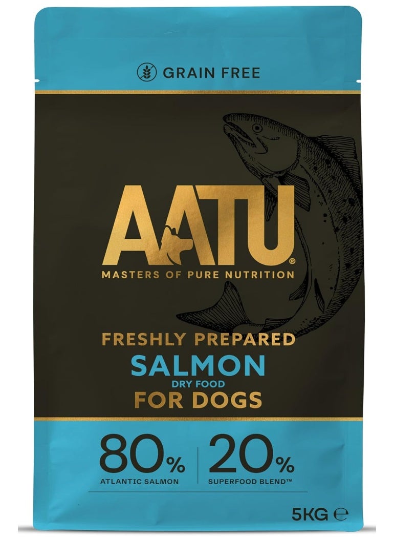 AATU 80/20 Complete Dry Dog Food, Salmon 5kg - Dry Food Alternative to Raw Feeding, High Protein. No Nasties, No Fillers. - Image 2