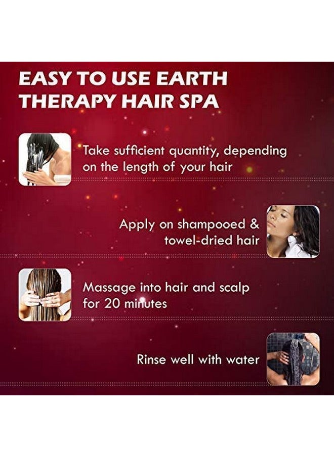EARTH THERAPY - Keratin & Organic Argan Oil Hair Spa Professional Salon Conditioning Hair Treatment Deep Repair Nourishing At Home For Natural Shine Strength For Women & Men 2 X 50G - Image 1