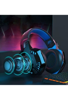 Generic Gaming Headset Surround Stereo Gaming Headphones with Noise Cancelling Mic, LED Lights and Soft Memory Earmuffs for PS4, Nintendo Switch, PC Mac Computer Games (Red) Wired  - Image 5