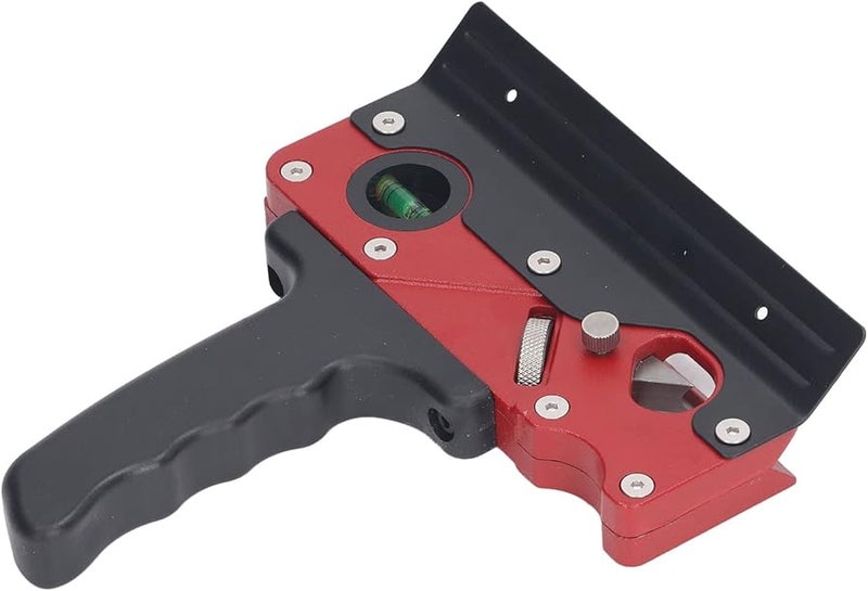Red Aluminum Alloy Woodworking Chamfer Plane Adjustable Depth Planing And Corner Trimming Tool - Image 3