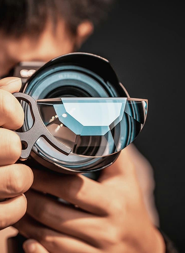 79mm Handheld Kaleidoscope Filter - Creative Optical Glass Prism for SLR Cameras, Ideal for Special Effects Photography and Foreground Blur Effects.  - Image 2