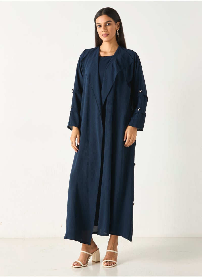Hadiyath Al Madinah HM - Classic Open front Abaya  - Image 1