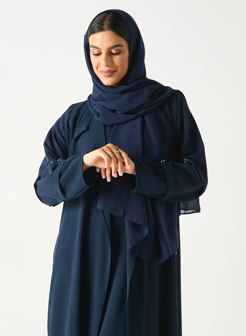Hadiyath Al Madinah HM - Classic Open front Abaya
