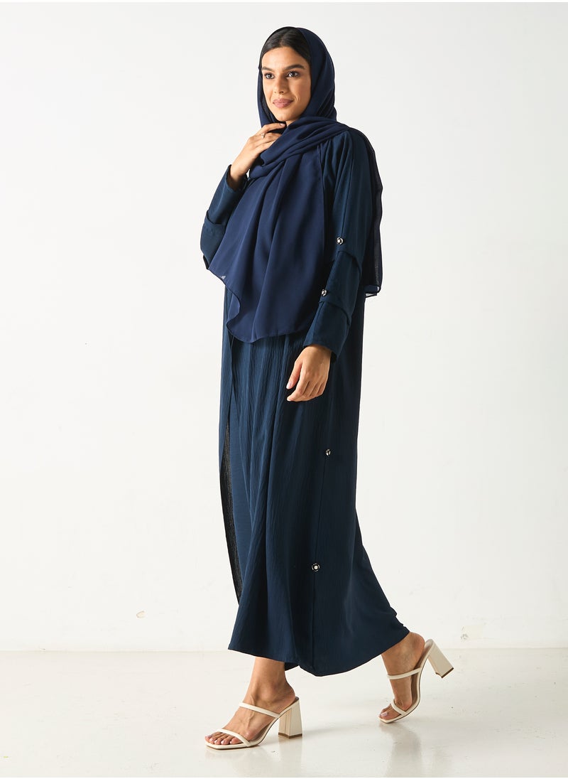Hadiyath Al Madinah HM - Classic Open front Abaya  - Image 4
