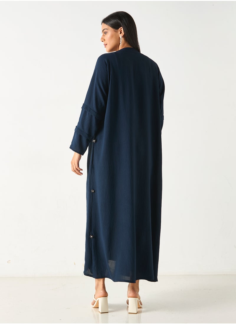 Hadiyath Al Madinah HM - Classic Open front Abaya  - Image 5