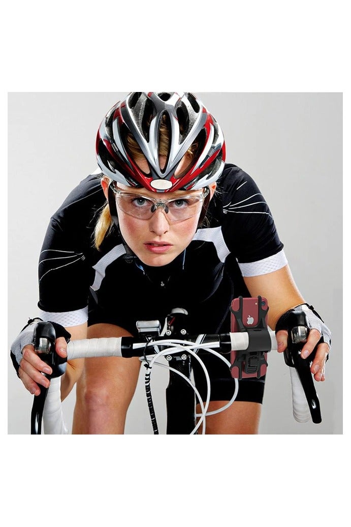 دراجة دراجة نارية الهاتف جبل من السيليكون غير الانزلاق الدائم,حامل الهاتف الدراجة القابلة للفصل للمقابلات,متوافق مع 3.5 "-7" الهواتف - Image 5