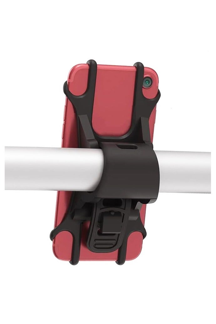 دراجة دراجة نارية الهاتف جبل من السيليكون غير الانزلاق الدائم,حامل الهاتف الدراجة القابلة للفصل للمقابلات,متوافق مع 3.5 "-7" الهواتف - Image 1