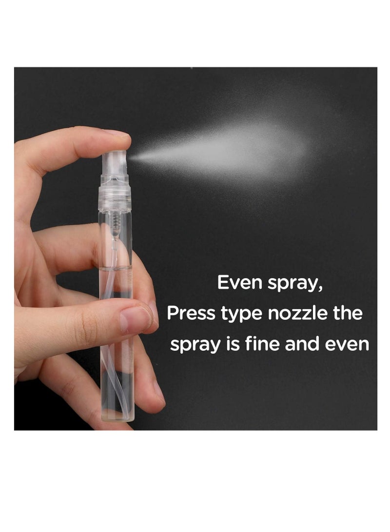 20 Pack 10ml Clear Mini Spray Bottles, Fine Mist Refillable Perfume Atomizers, Small Empty Sample Containers, Plastic Portable Travel Bottles - Image 5