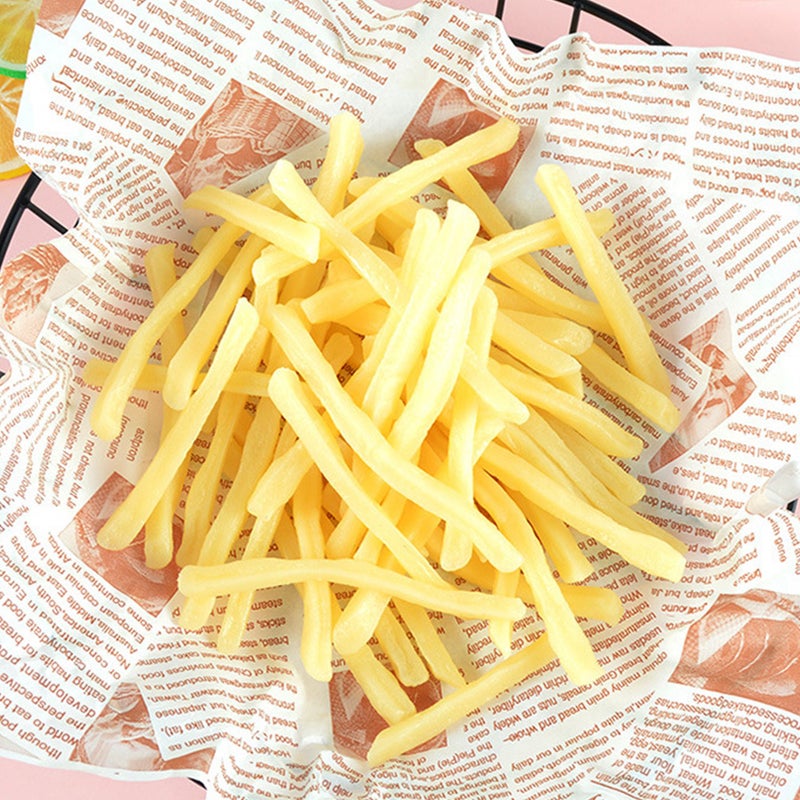 20pcs Realistic Fake French Fries Lifelike Simulation French Fries Props (Random Length) - Image 3