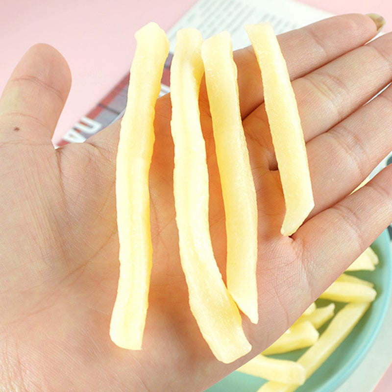 20pcs Realistic Fake French Fries Lifelike Simulation French Fries Props (Random Length) - Image 2