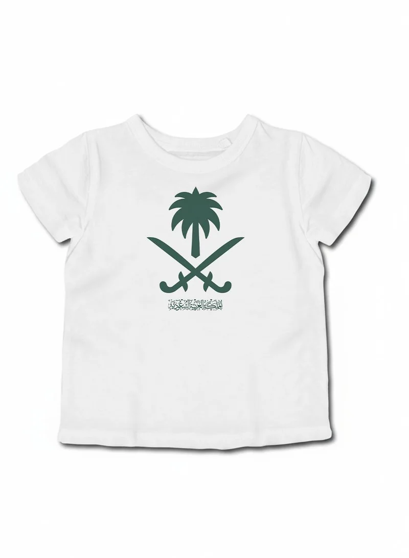 Lowha Kids & Teens Cotton T-Shirt for Saudi National Day or Everyday Saudi Pride Wear for Boys & Girls