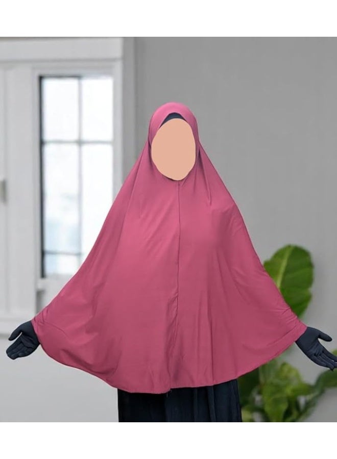 خمار صلاة للنساء - خمار طويل بخامة زيدة طرية ومريحة ( للصلاة . للبلكونة . للإستقبال . لمختلف الاستخدامات ) - Image 3