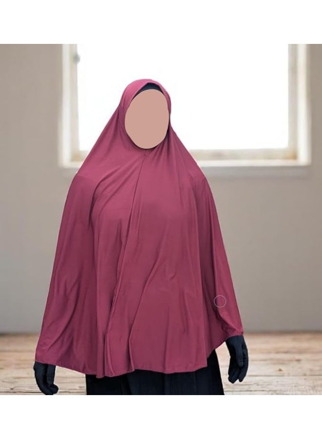 خمار صلاة للنساء - خمار طويل بخامة زيدة طرية ومريحة ( للصلاة . للبلكونة . للإستقبال . لمختلف الاستخدامات ) - Image 4