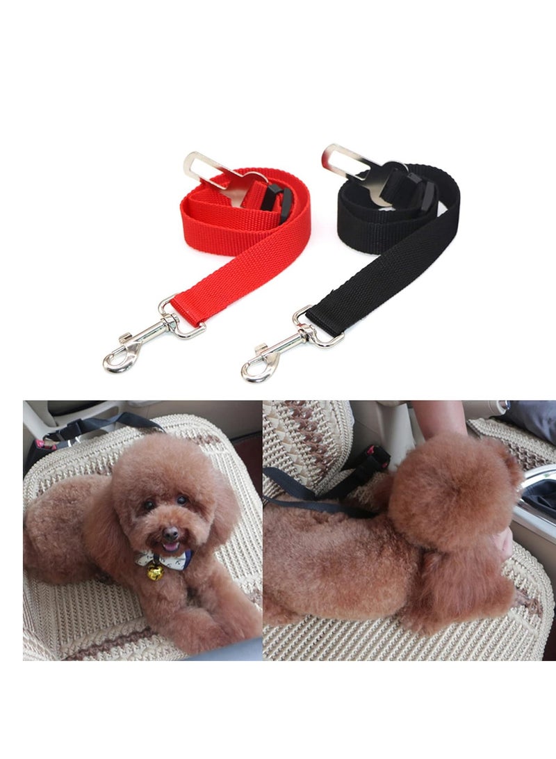 Zikra 2 Pack Dog Seat Belt,Adjustable Safety Dog Seat Car Harness,Comfortable Dog Seat Belt Harness for Vehicle Pet Safety Seat Belts Heavy Duty Strong Durable Car Harness for Dogs - Image 3