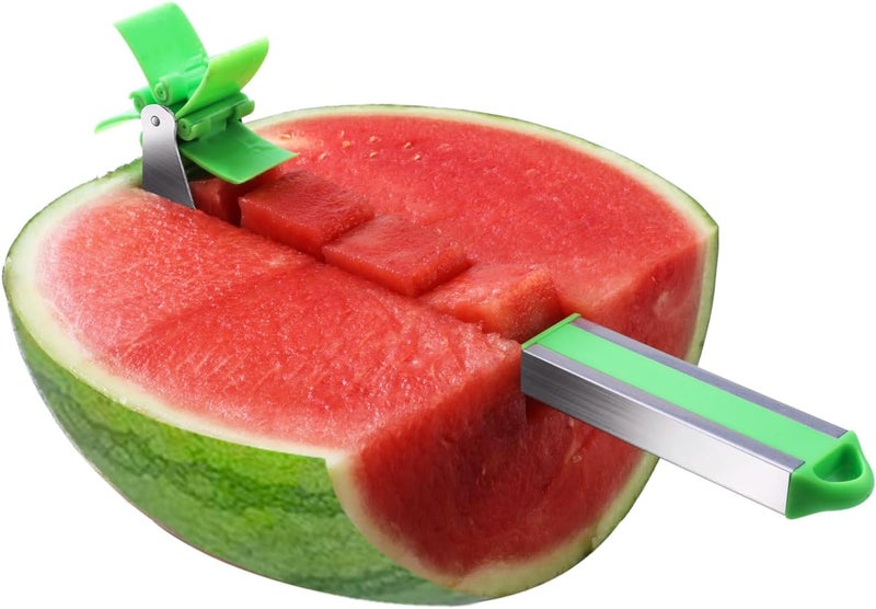 YIDADA Watermelon Slicer Cutter - Stainless Steel Knife Corer Fruit Vegetable Tools Kitchen Gadgets with Melon Baller Scoop Extra - Image 4