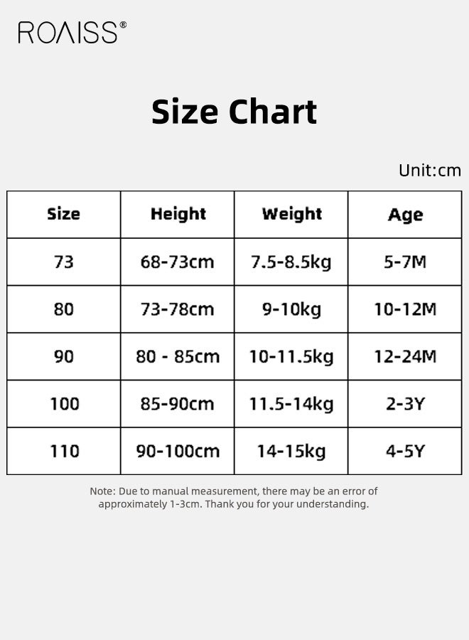 roaiss Toddler Girls Stylish Dress, Puff Sleeve Round Neck A-line Dress for Little Girls, Skin-friendly Breathable Frock with Floral Patterns, Suitable for Daily Wear and Outdoor Activities - Image 5