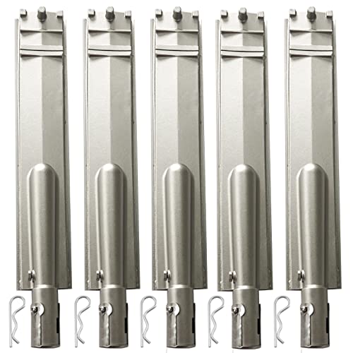 GRILLJOB 5PC Heavy Duty Cast Stainless Steel 304 BBQ Grill Burners Bull Grill Replacement Parts for Cal Flame Aussie Blaze Thermos Turbo and More - Image 1