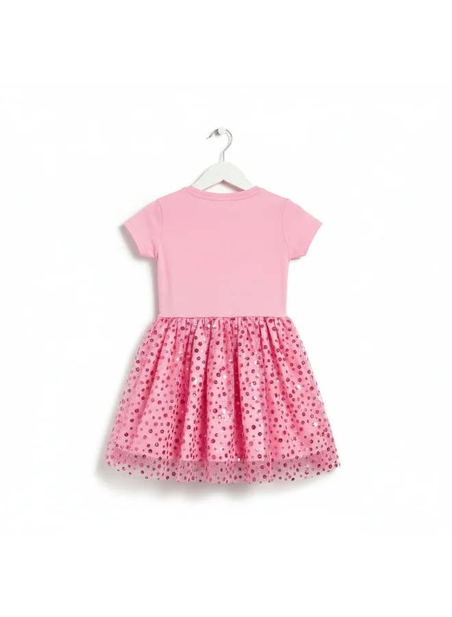 Disney PRINCESS - GIRL'S TULLE DRESS 100% COTTON | MESH 100% POLYESTER|