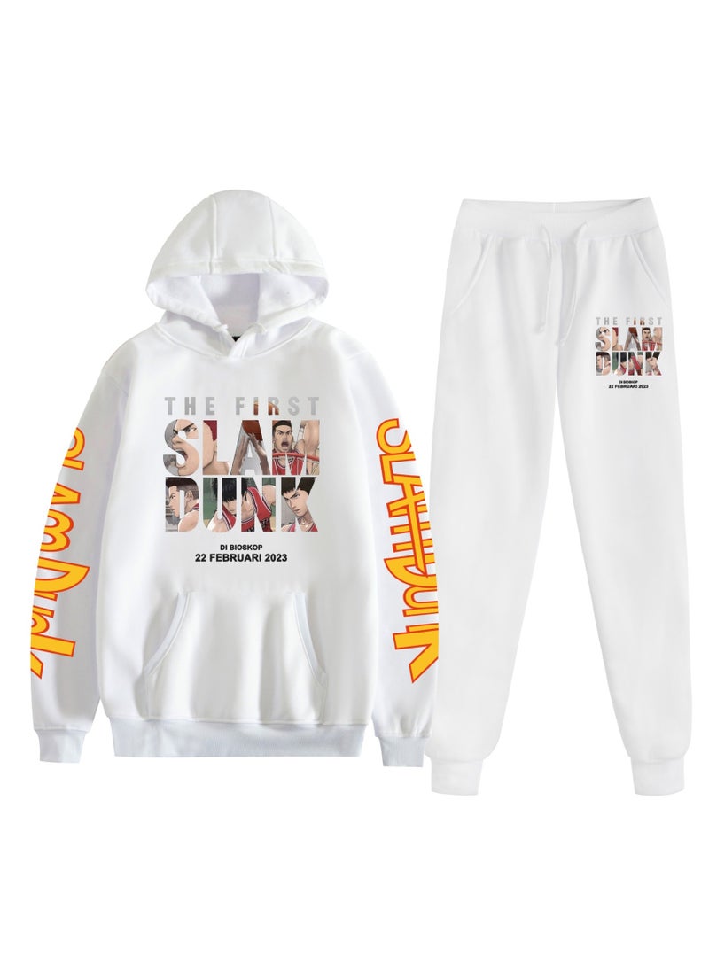 KUYING New Slam Dunk Casual Loose Long Sleeve Sports Set  - Image 1