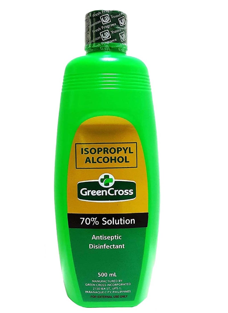SKIN GUARD ISOPROPYL ALCOHOL GREEN CROSS 70% SOLUTION 500ML 
