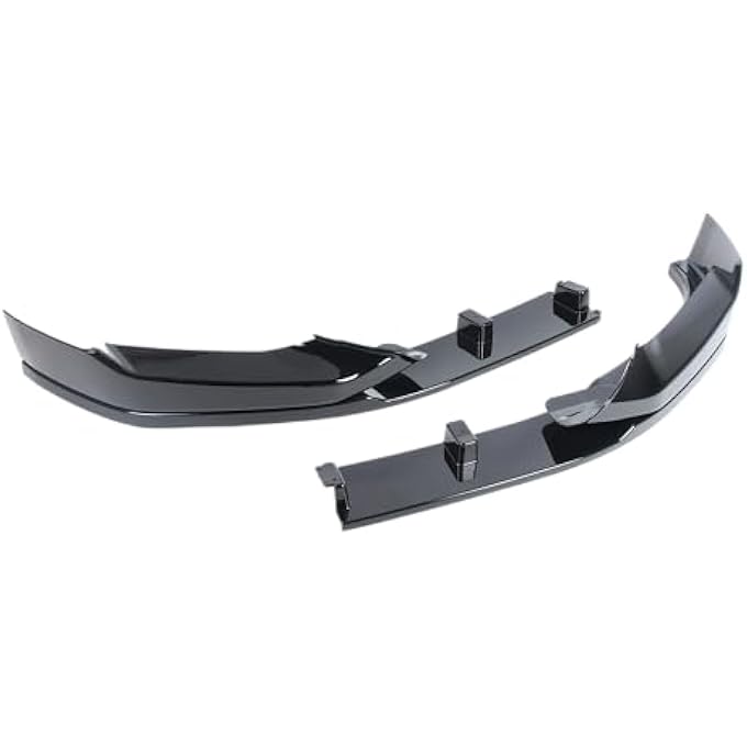NeespoC Front Bumper Lip Splitter Spoiler Fit for BMW 5 Series G30 LCI M Sport M550i/ 530e/ 530i/ 540i 2020 2021 2022 2023 Painted Gloss Black Accessories Air Chin Body Kit - Image 5