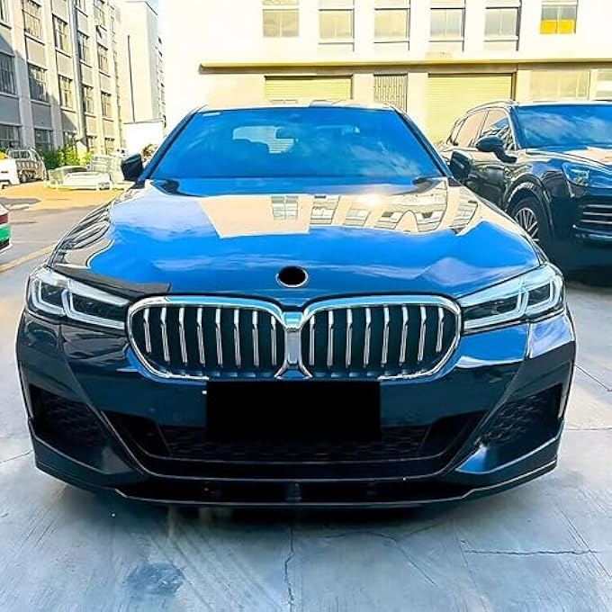 NeespoC Front Bumper Lip Splitter Spoiler Fit for BMW 5 Series G30 LCI M Sport M550i/ 530e/ 530i/ 540i 2020 2021 2022 2023 Painted Gloss Black Accessories Air Chin Body Kit - Image 3