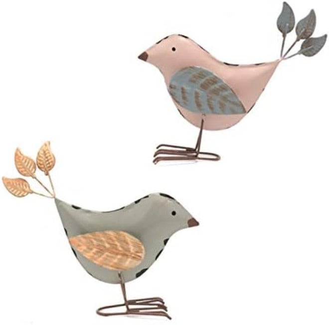 Notakia Small Animal Statues Home Decor Modern Style Birds Decorative Ornaments for Living Room, Bedroom, Office Desktop, Cabinets (Black  2Pcs) - Image 1