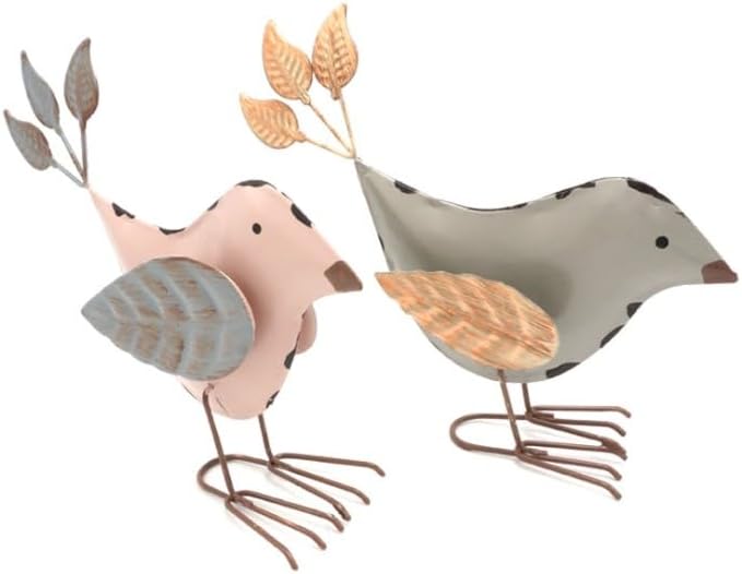 Notakia Small Animal Statues Home Decor Modern Style Birds Decorative Ornaments for Living Room, Bedroom, Office Desktop, Cabinets (Black  2Pcs) - Image 3