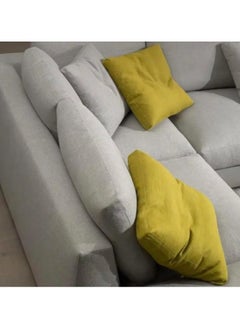 Poppins Home Poppins HOME European Style Hotel l Shaped 3 4 Seaters Sofa Bed Modern Recliner Couch Living Room Home Furniture Sectional Sofa Set  - Image 2