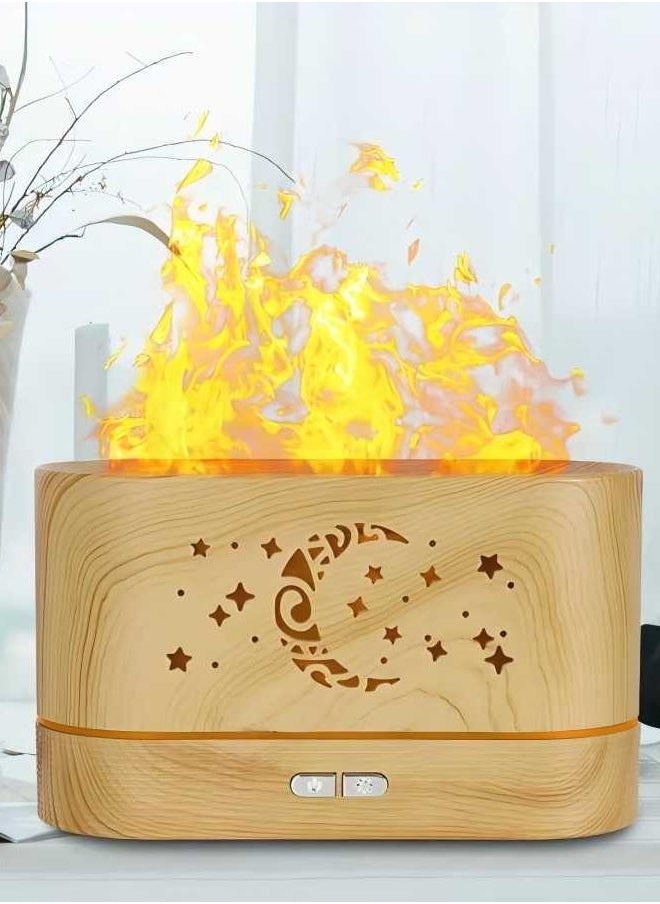 loyal Flame Aromatherapy air Diffuser Portable Silent Flame lamp Air Diffuser Sprayer Atomizer Aromatherapy Machine no Water Automatic Shutdown Protection  - Image 1