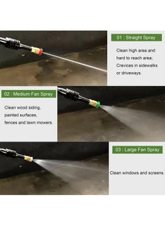 Sweet seven Comprehensive Pressure Washer Nozzle Tips Set with Holder by 7 Spray Nozzle Tips 1/4 Inch Quick Connect 4000 PSI Durable Plastic Multiple Angles  - Image 4